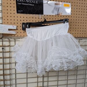 New Women's White Crinoline Tutu Skirt